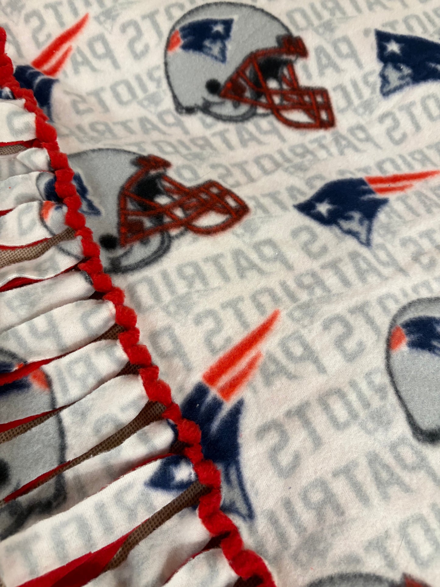 Fleece Tie Blanket ( New England Patriots)